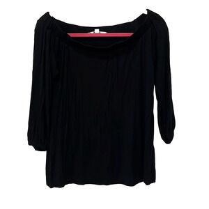 Loft black blouse, small petite 🔵